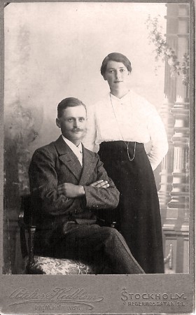 Morfar Edvin o mormor Constance